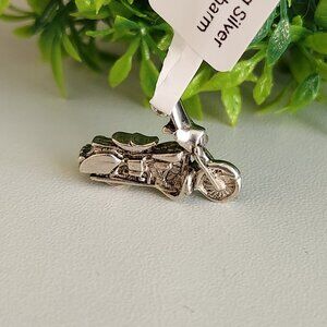 925 Sterling Silver Motorcycle Harley Charm